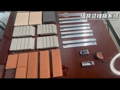 Monteren van het systeem voor verticaal hangende panelen