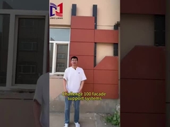 Eenvoudige installatie en verstelbaar volledig aluminium gevelondersteuningssysteem