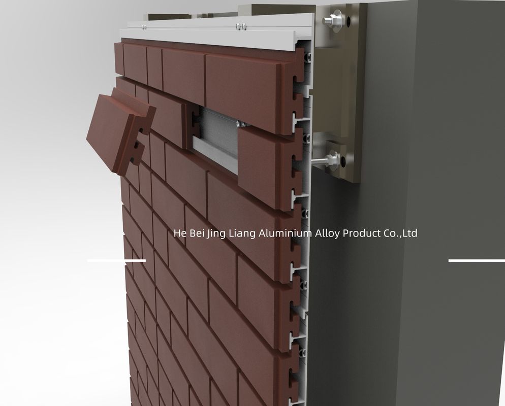 Makkelijke installatie Steenwandondersteuningssystemen Corrosiebestendigheid
