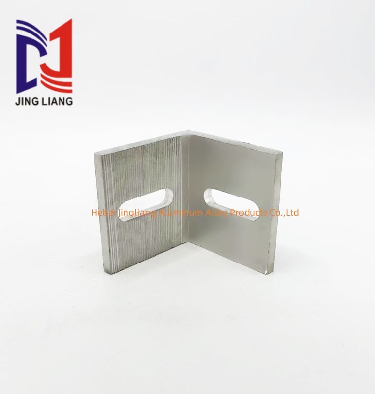 Aluminium 50*50*5mm Hoekbeugel Voor Gevelbekledingsondersteuningssysteem Hoge Kwaliteit Op Maat