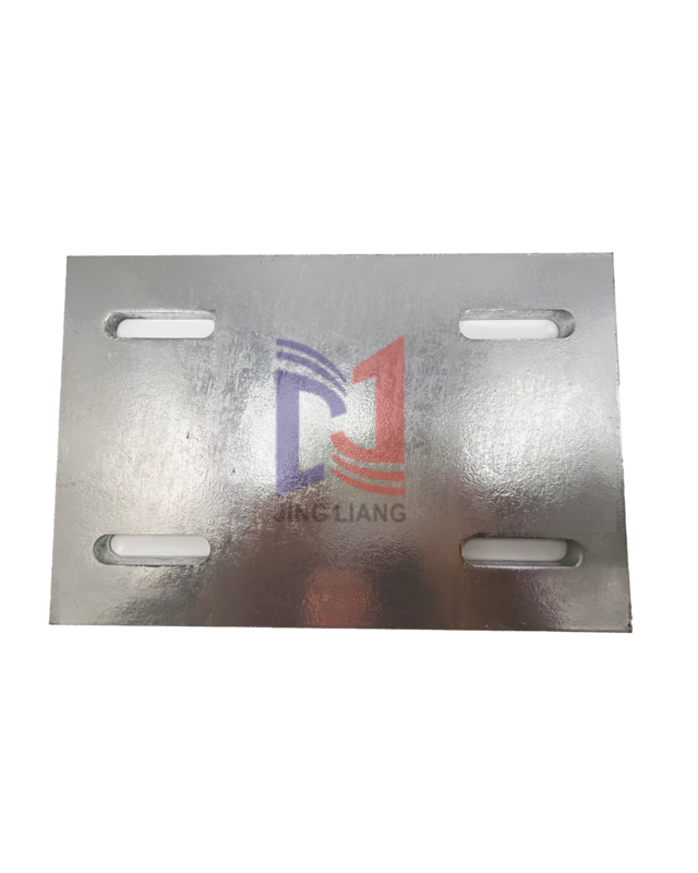 Gegalvaniseerd staal 200mm*300mm*10mm Ingebouwde plaat voor gevelbekledingsondersteuningssysteem Hoge sterkte