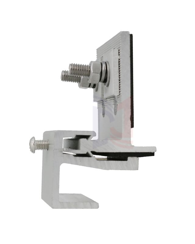 Anti-corrosie aluminium eindclip voor terracotta gevelondersteuningssysteem