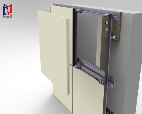 Terracotta Geventileerd Gevelsysteem voor 19mm Terracotta Paneel